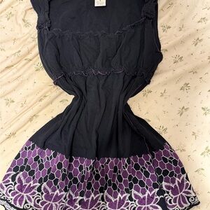 Black and Purple top